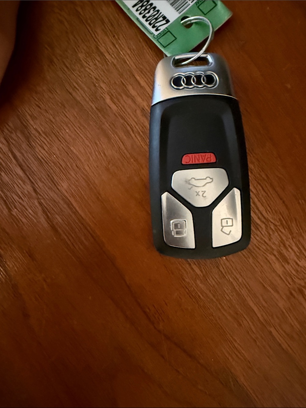 Audi Black and Silver Key Fob Remote - Replacement Car Key